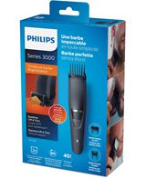 Series 3000 Beard Trimmer with Guide Combs and Travel Pouch